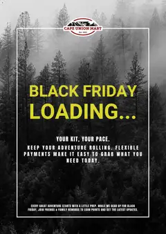 Preview of Cape Union Mart flyer valid from 13/11/2025