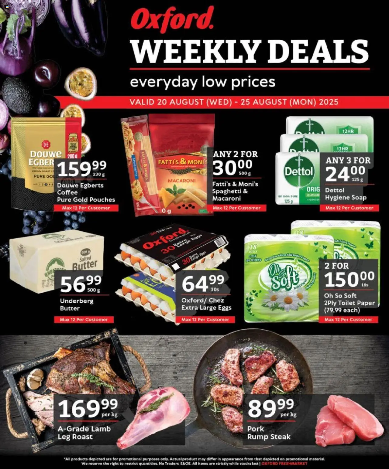 Oxford Freshmarket Specials from 20/08 - 25/08/2025 > Promotions