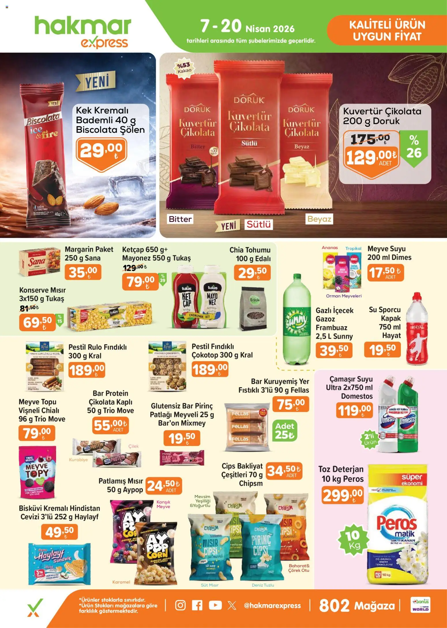 Hakmar Express Hakmar Express - Salı Aktüel Ürünler 07.04.2026 - Broşürünün önizlemesi
