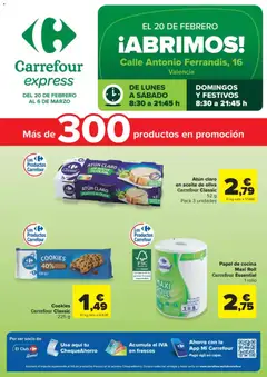 Vista previa del folleto de la tienda Carrefour Express válido desde el 20/02/2026 