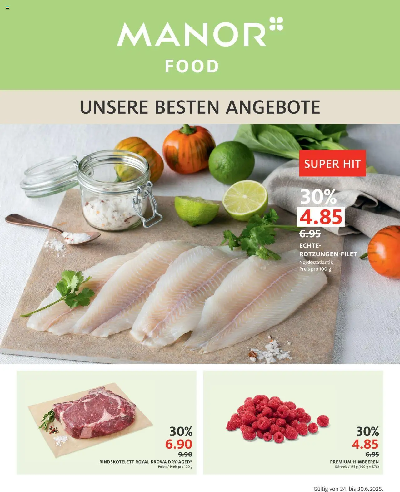 Manor Aktionen ab 24.06.2025 - Seitennummer 1