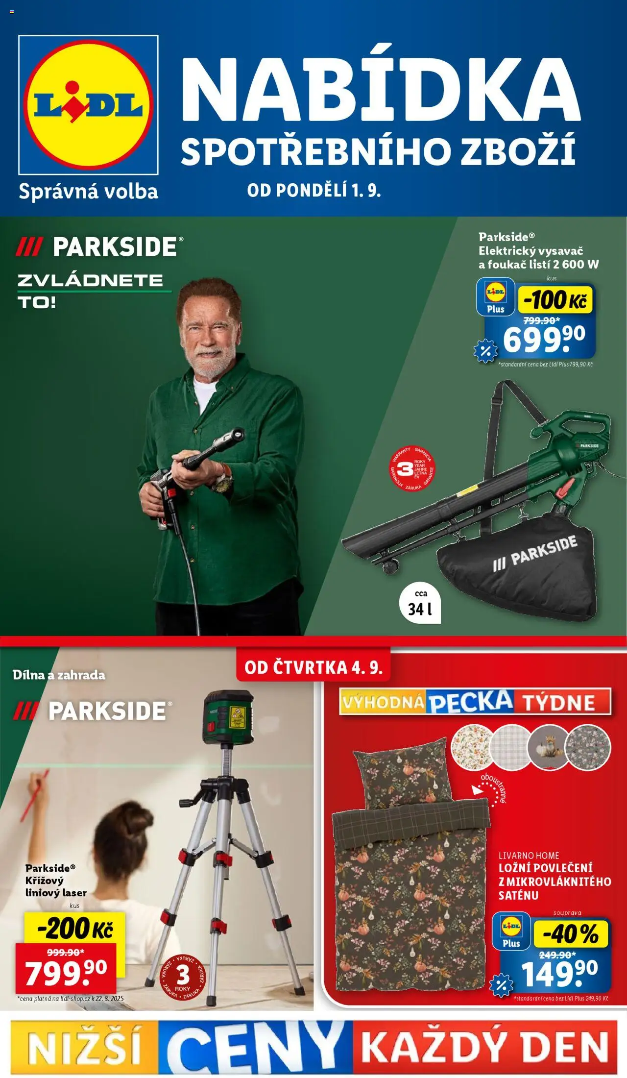  LIDL leták příští týden od 01.09.2025 >> Lidl Akce