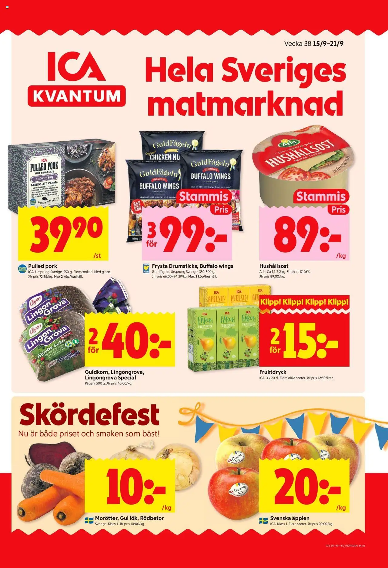 Höganäs är giltig 15/09 2025 > Veckans Erbjudanden gäller från 15/09/2025 till 21/09/2025 sidnummer 1