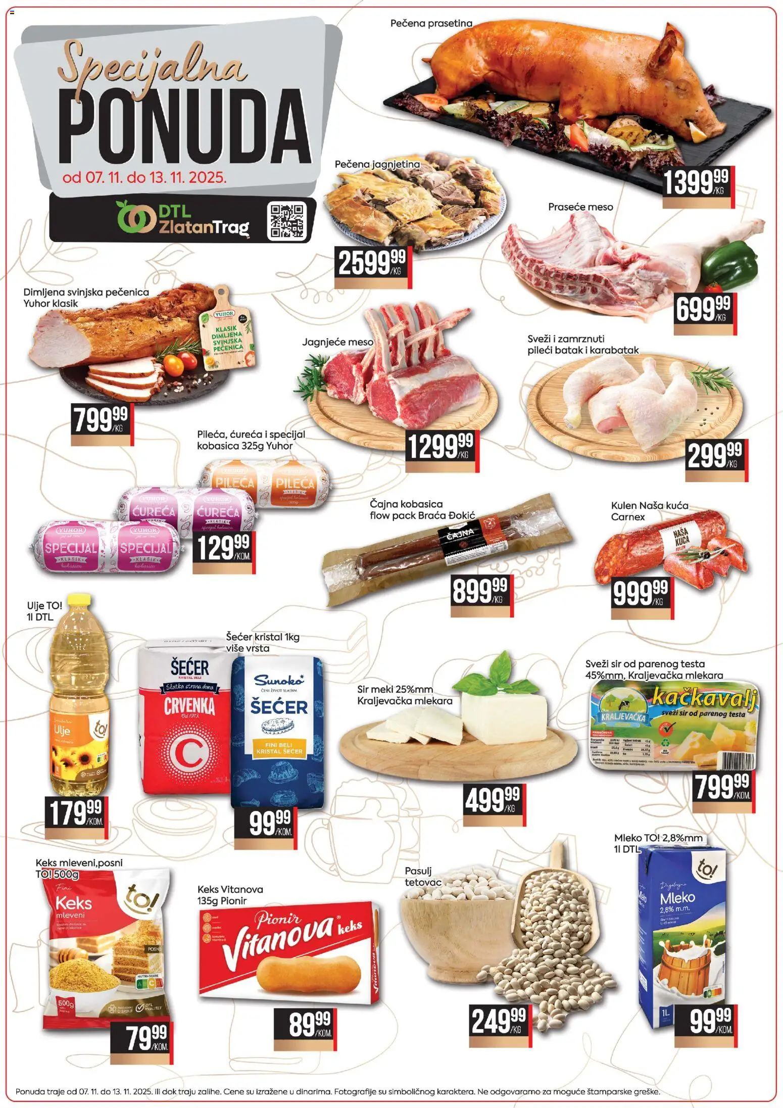 Pregled Zlatan Trag kataloga - važi od 07.11.2025