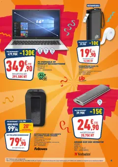 Prévisualisation de Catalogue du magasin Bureau Vallée formulaire valide 03/11/2025 | Page: 4