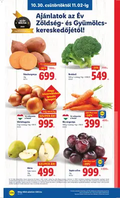 Lidl - Akciós újság Lidl megtekintése, amely érvényes 2025.10.30.-től | Oldal: 4