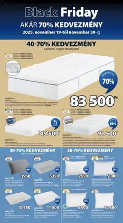 JYSK - Black Friday megtekintése, amely érvényes 2025.11.19.-től | Oldal: 4