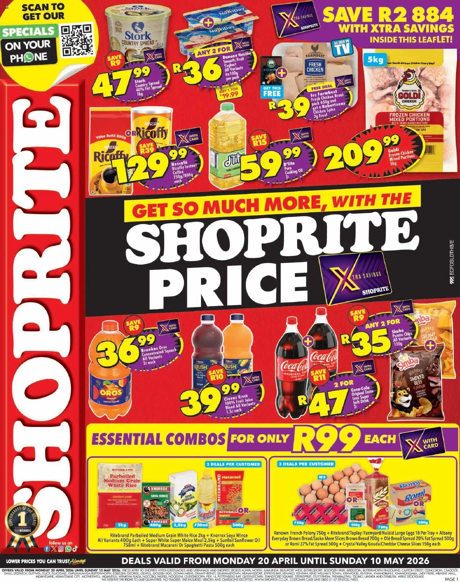 Preview of Shoprite flyer valid from 20/04/2026