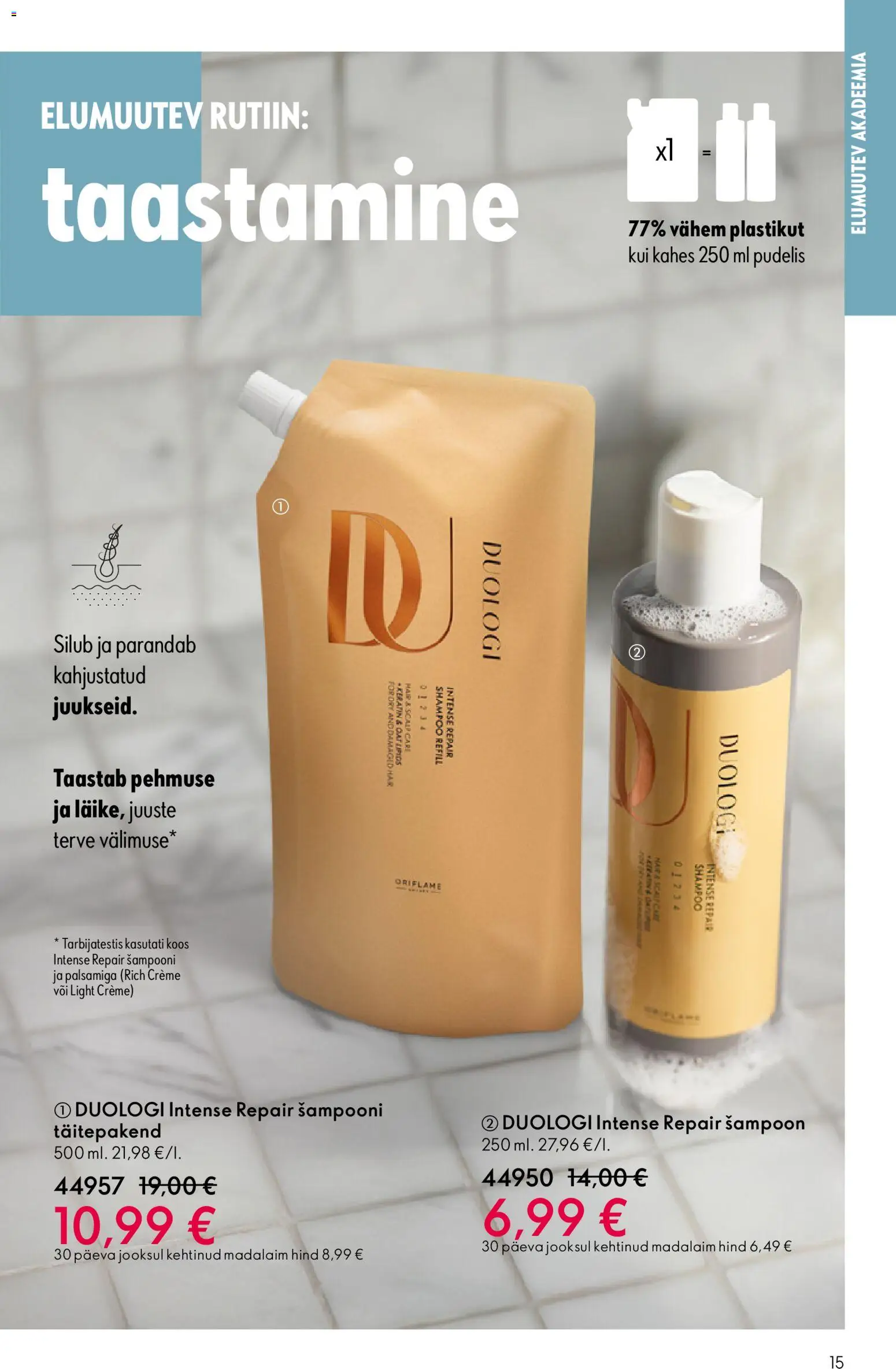 Oriflame kliendilehe eelvaade alates 2025.12.31