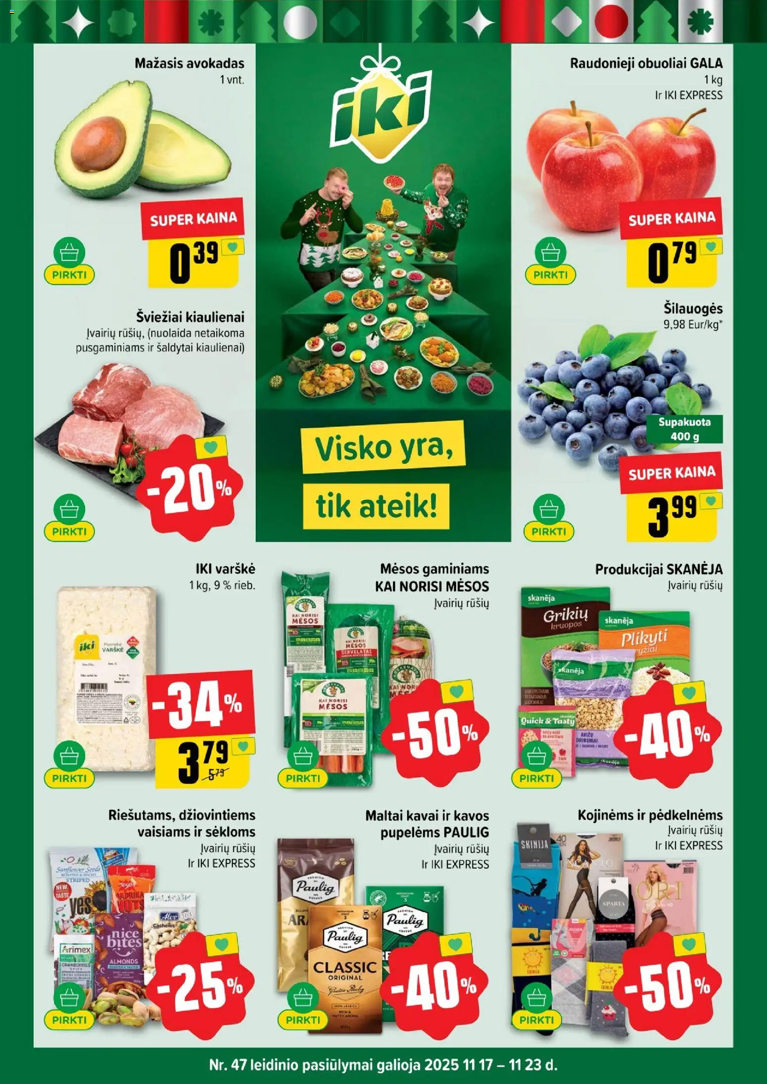 IKI parduotuvės leidinio Leidinys galiojančio nuo 2025.11.17 peržiūra