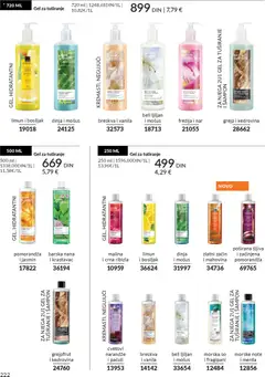 Pregled AVON kataloga - važi od 01.11.2025 | Strana: 222