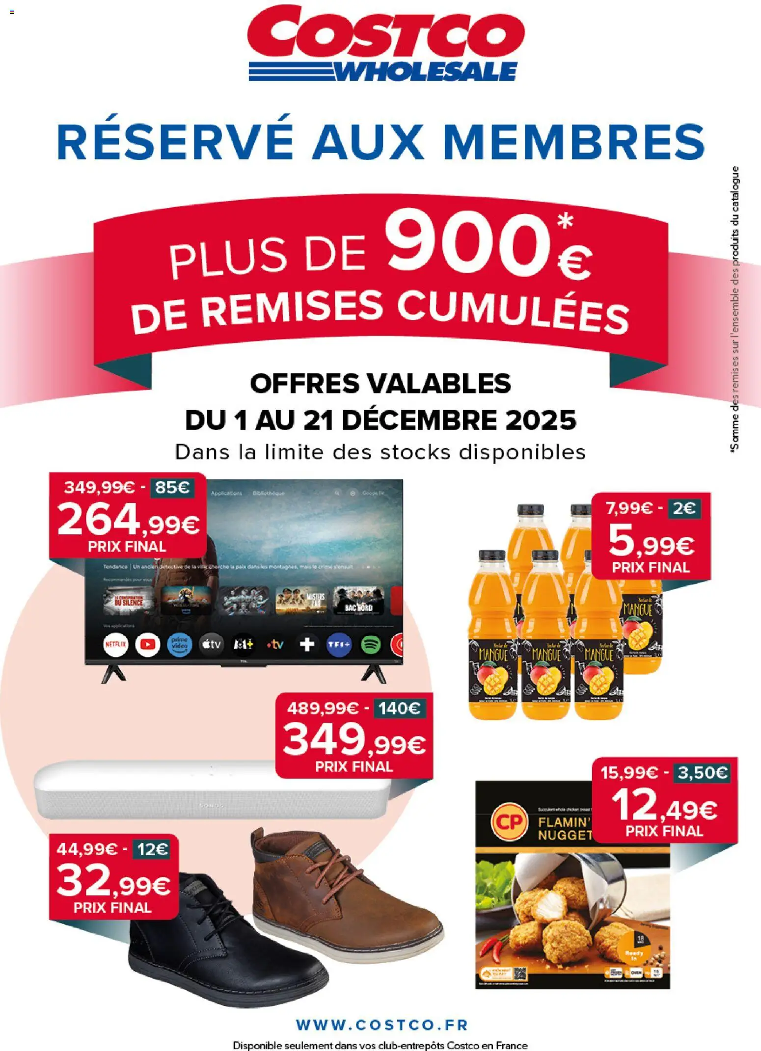 Prévisualisation de Catalogue du magasin Costco formulaire valide 01/12/2025
