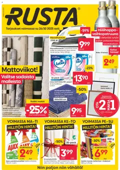 Kaupan Rusta Tarjoukset esikatselu, voimassa 20/10/2025