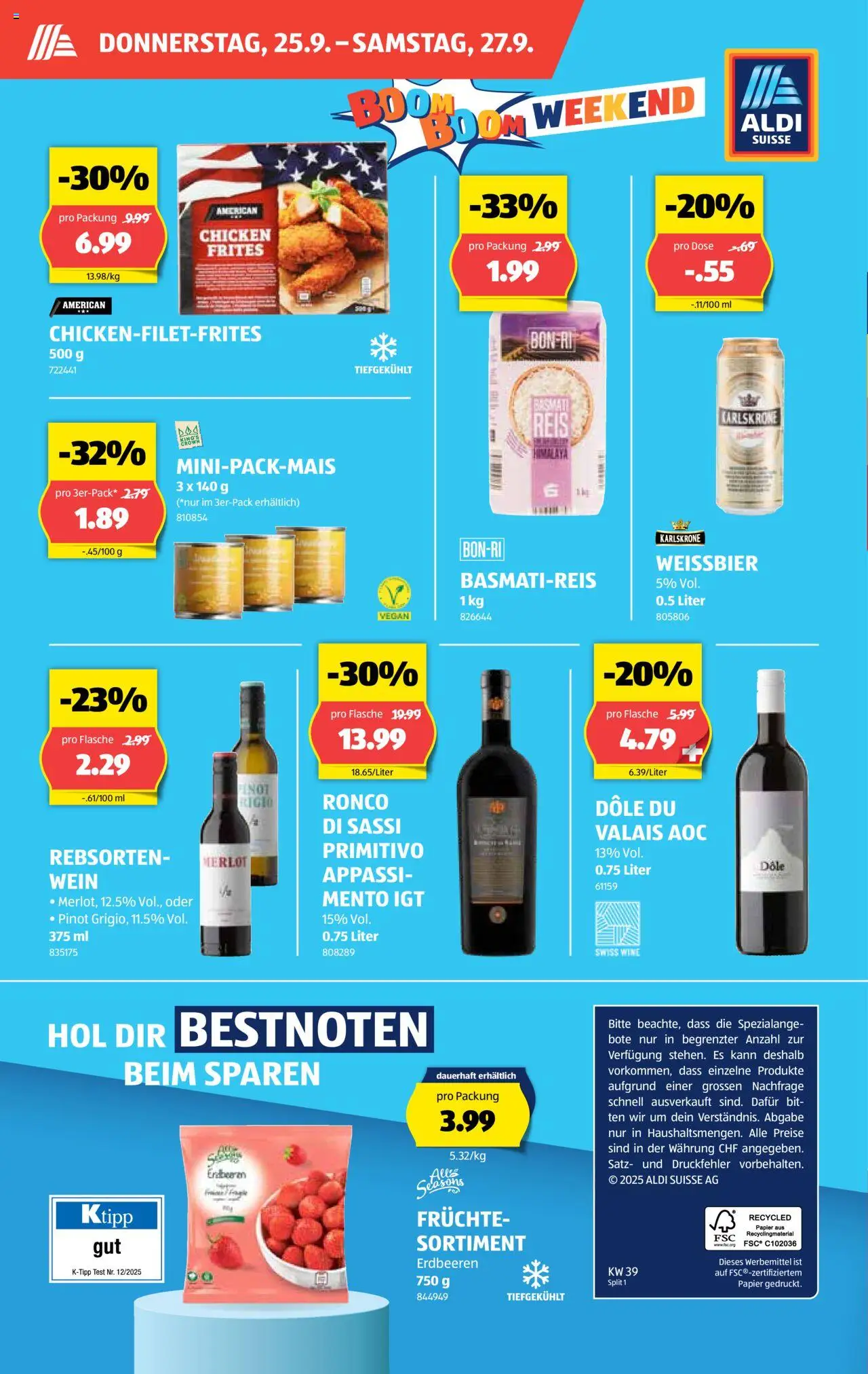 Aldi Aktionen ab 25.09.2025 - Seitennummer 1