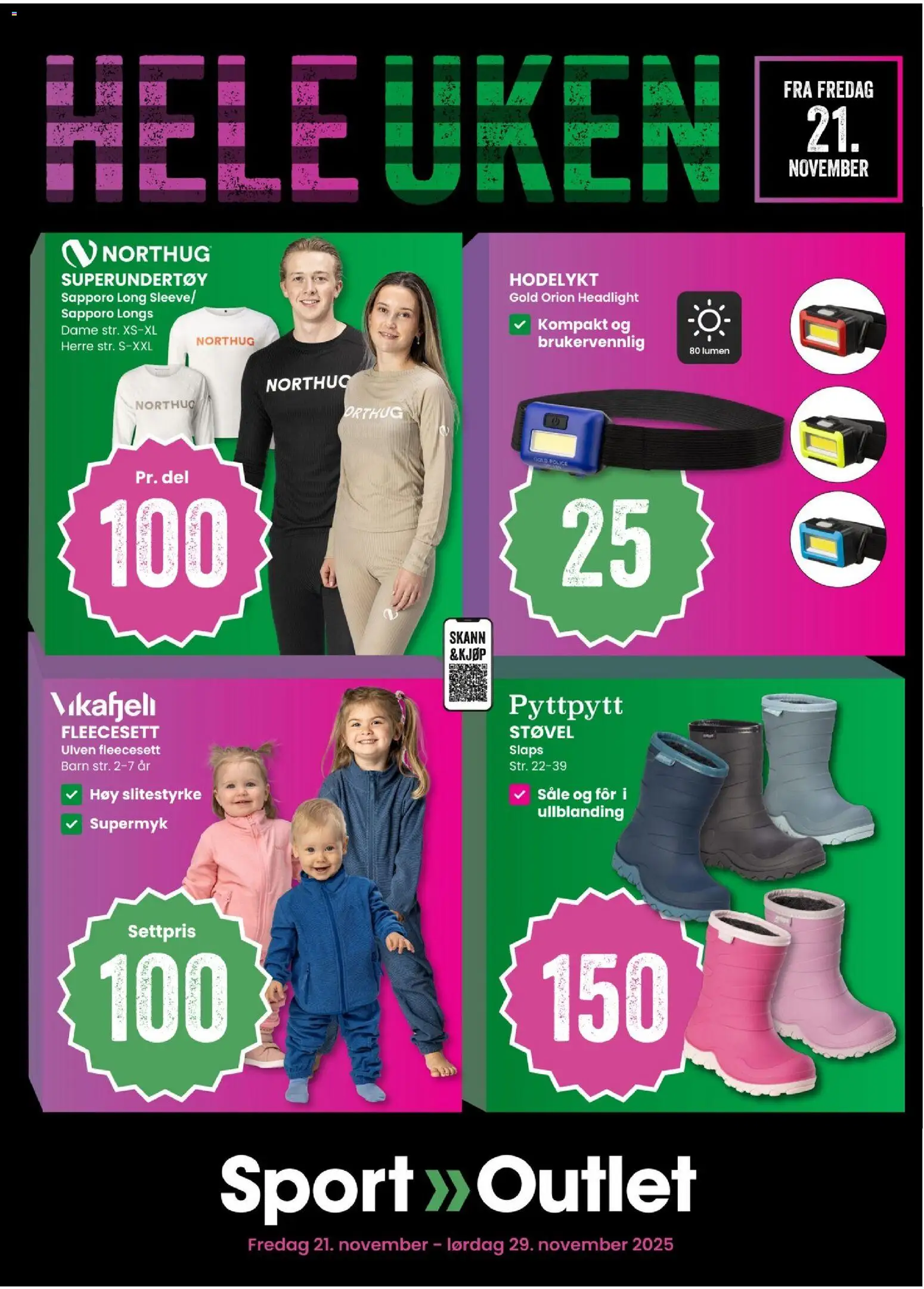 Forhåndsvis Kundeavis fra butikk Sport Outlet gyldig fra 21/11/2025