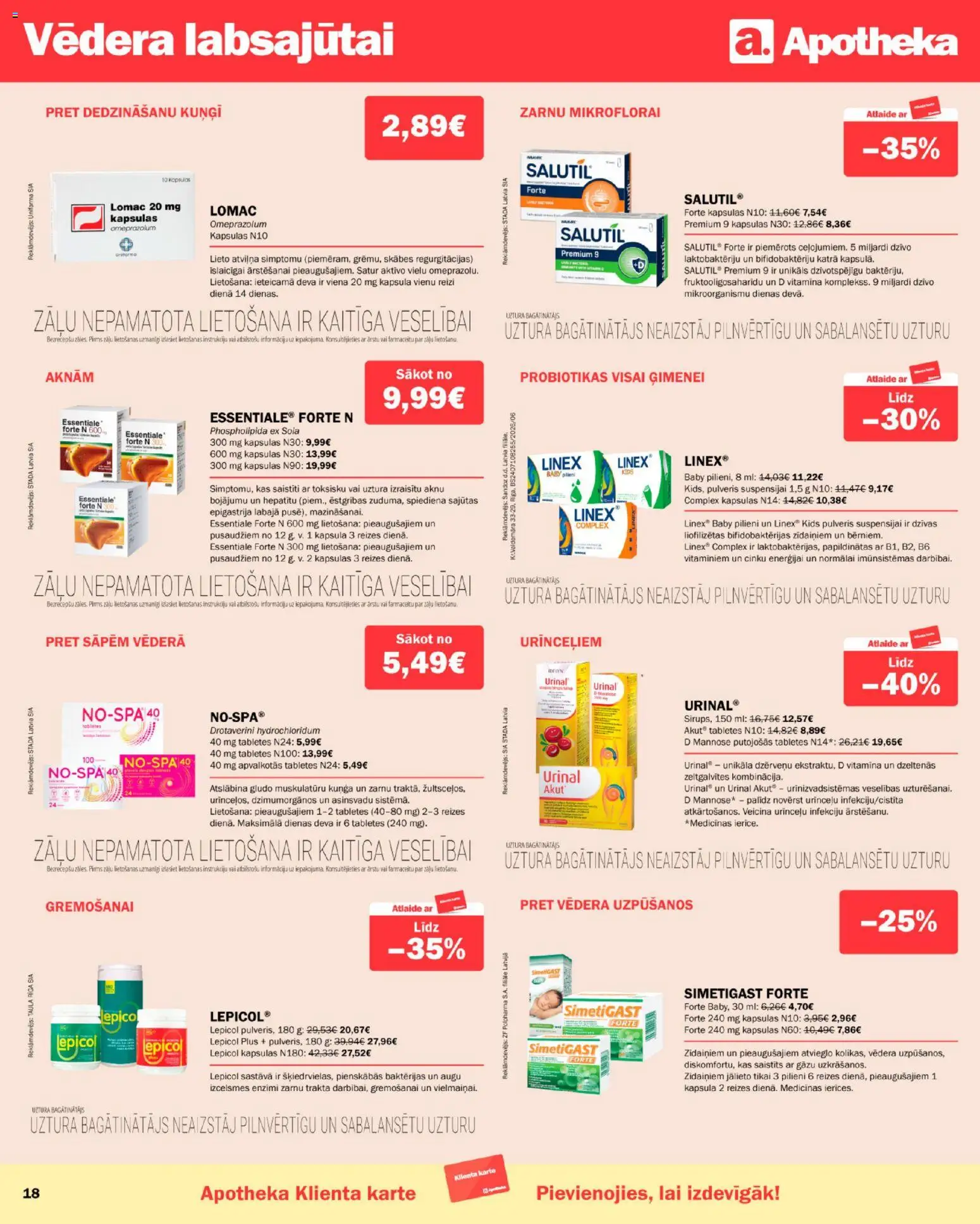 Skatīt Apotheka akciju bukletu, derīgs no 2026.01.01
