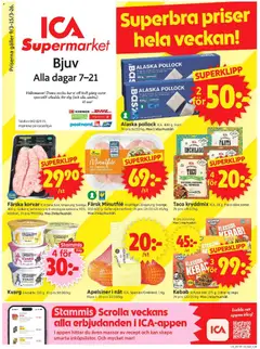 Förhandsgranska reklamblad Bjuv från butik ICA Supermarket gäller från 09/03/2026
