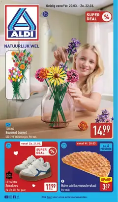 Voorbeeld van Aldi folder - Weekendfolder van winkel Aldi geldig vanaf 20-03-2026