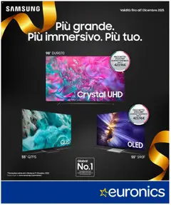 Anteprima dell'opuscolo Volantino Samsung dal negozio Euronics valido da 16/11/2025