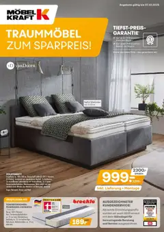 Vorschau von dem Prospekt des Geschäftes Möbel Kraft, gültig ab dem 09.09.2025
