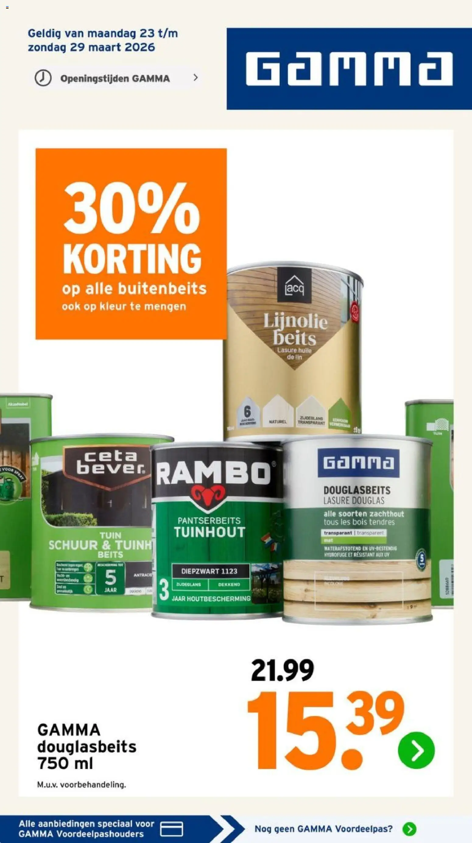 Voorbeeld van GAMMA folder van winkel GAMMA geldig vanaf 23-03-2026