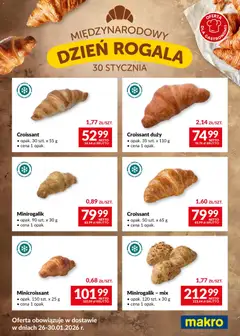 Pogląd gazetki "Dzień rogala" ze sklepu Makro ważnej od 26.01.2026