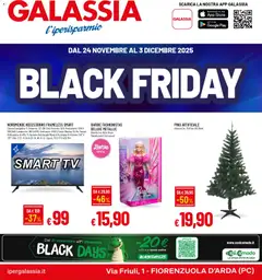 Anteprima dell'opuscolo Black Friday dal negozio Galassia valido da 24/11/2025