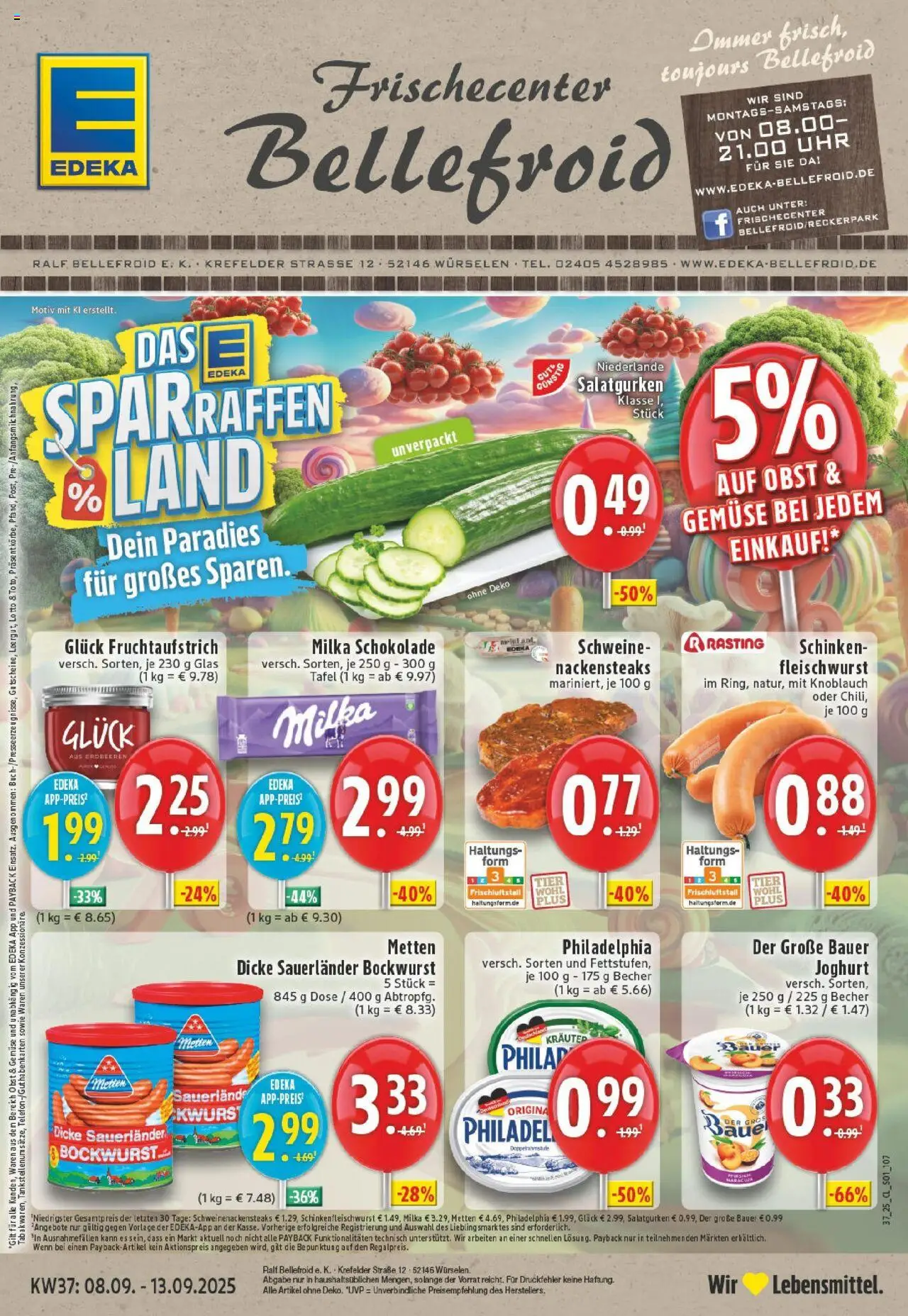 EDEKA Prospekt ab 07.09.2025 - Prospekt Würselen Online