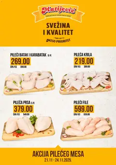 Pregled Matijevic kataloga - važi od 21.11.2025