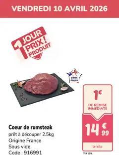 Prévisualisation de Promocash PROMO rumsteak du magasin Promocash formulaire valide 10/04/2026