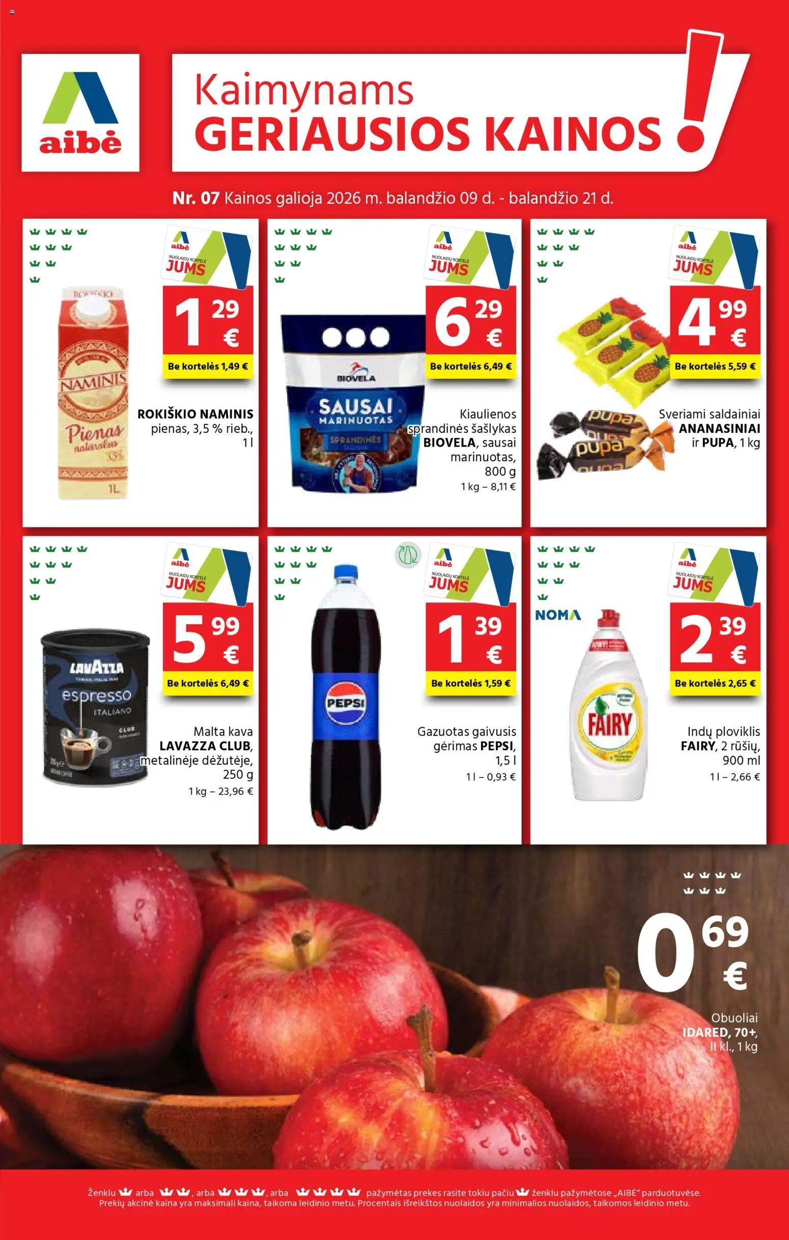 AIBE parduotuvės leidinio AIBE leidinys galiojančio nuo 2026.04.09 peržiūra