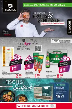 Vorschau von dem Prospekt des Geschäftes Selgros, gültig ab dem 14.08.2025