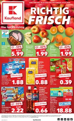 Vorschau von dem Prospekt des Geschäftes Kaufland, gültig ab dem 02.01.2026