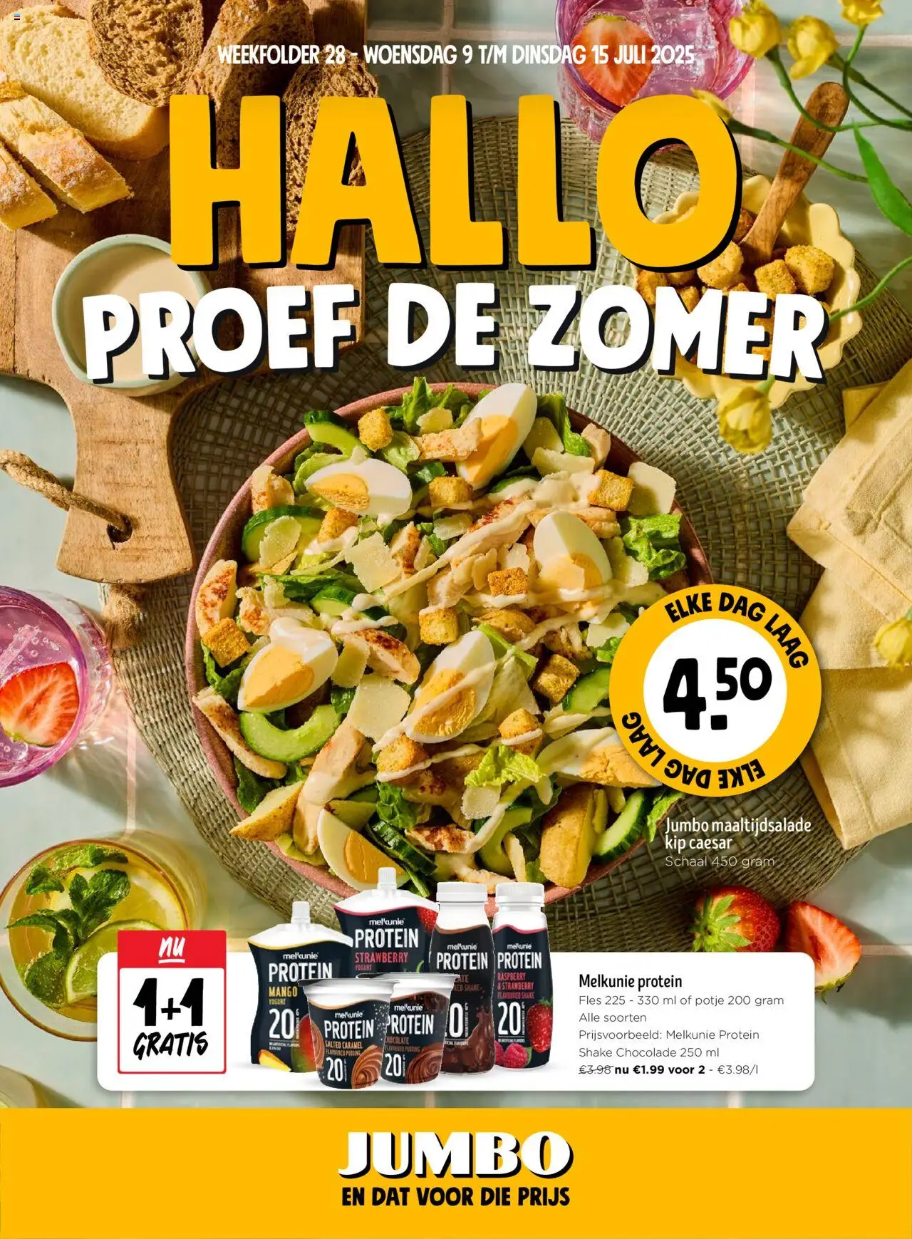 JUMBO shop Folder / Publicité geldig vanaf 09/07/2025 - Paginanummer 1