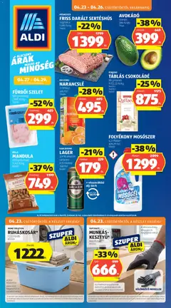 Aldi - Aldi akciós újság megtekintése, amely érvényes 2026.04.23.-től