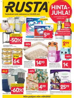 Kaupan Rusta Tarjoukset esikatselu, voimassa 28/07/2025