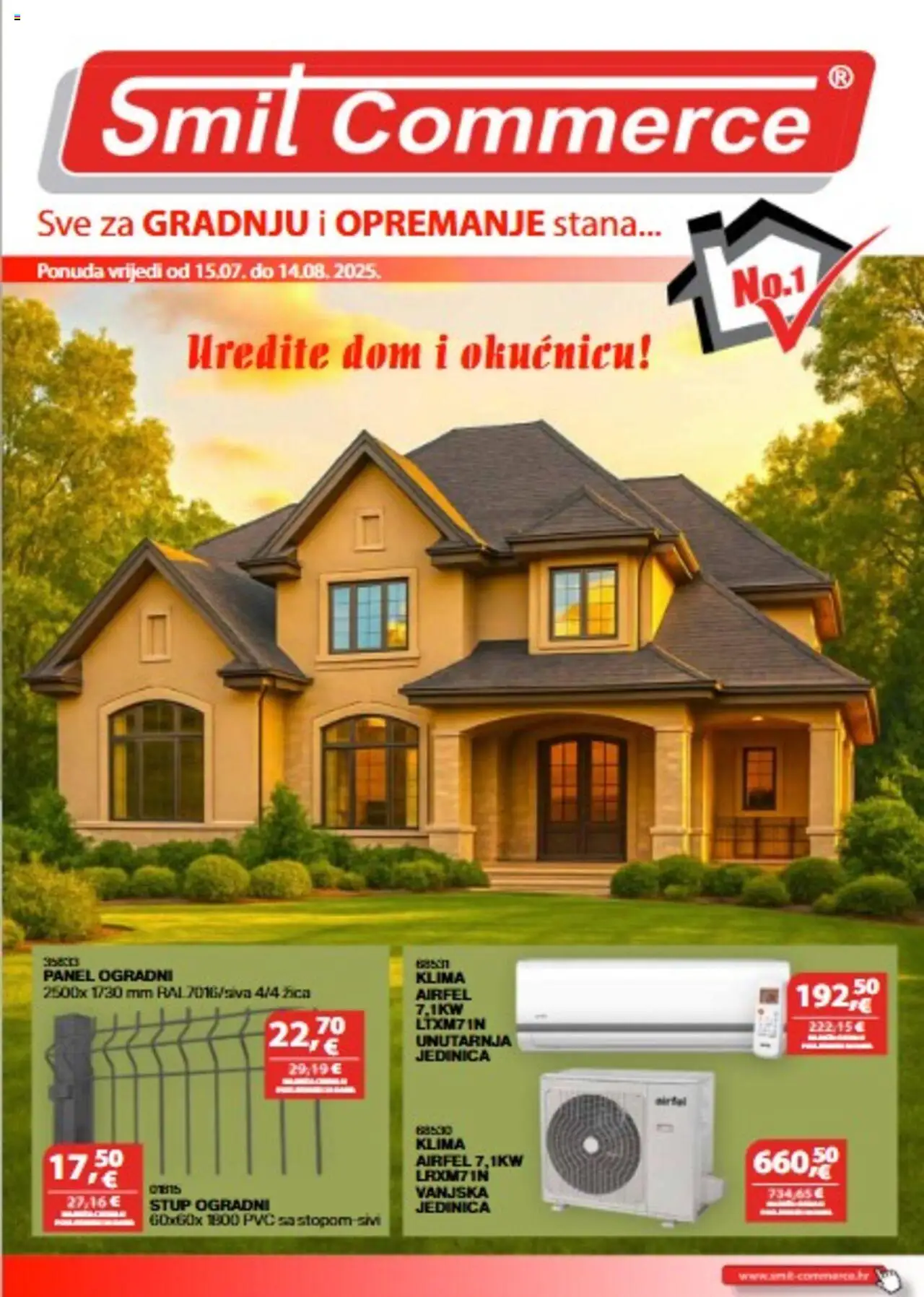 Smit Commerce aktualni Katalog vrijedi od 15.07.2025 - tjedna akcija broj stranice 1