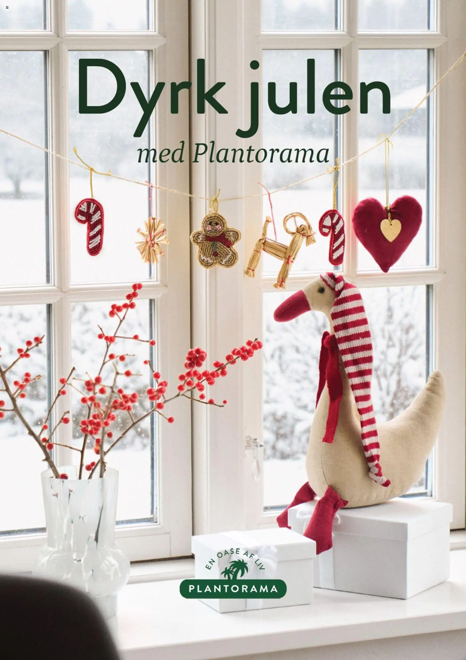 Eksempel på tilbudsavis Dyrk Julen fra butik Plantorama gyldig fra 23/11/2025