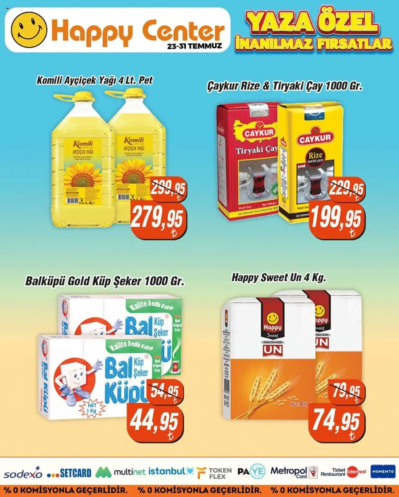 Happy Center Katalog 23 Temmuz 2025 - Broşür, Indirim - Sayfa numarası 1