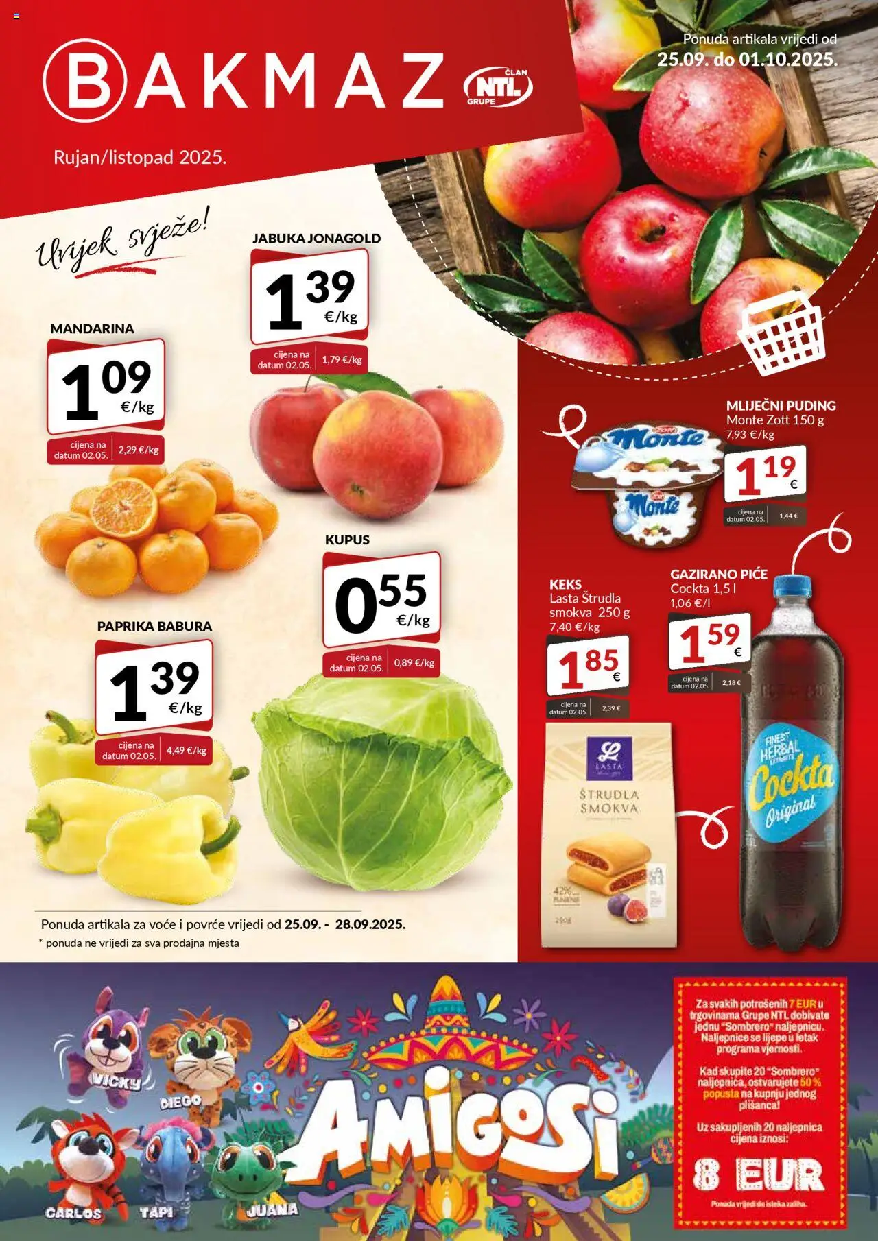 Bakmaz aktualni Katalog vrijedi od 25.09.2025 - tjedna akcija broj stranice 1