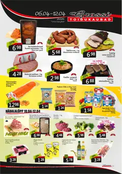 Grossi Toidukaubad kliendilehe eelvaade alates 06.04.2026