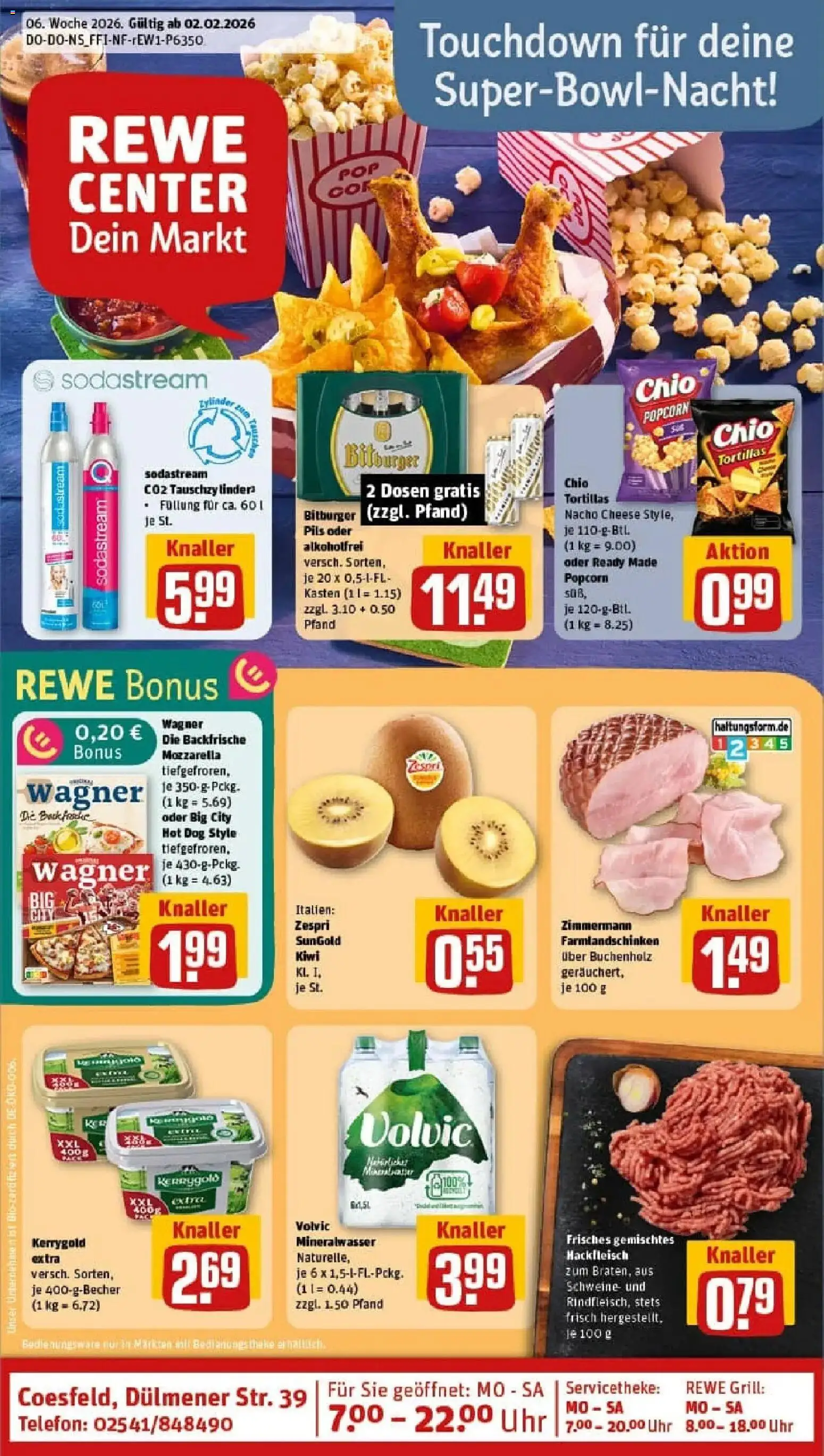 Vorschau von dem Prospekt des Geschäftes Rewe, gültig ab dem 02.02.2026