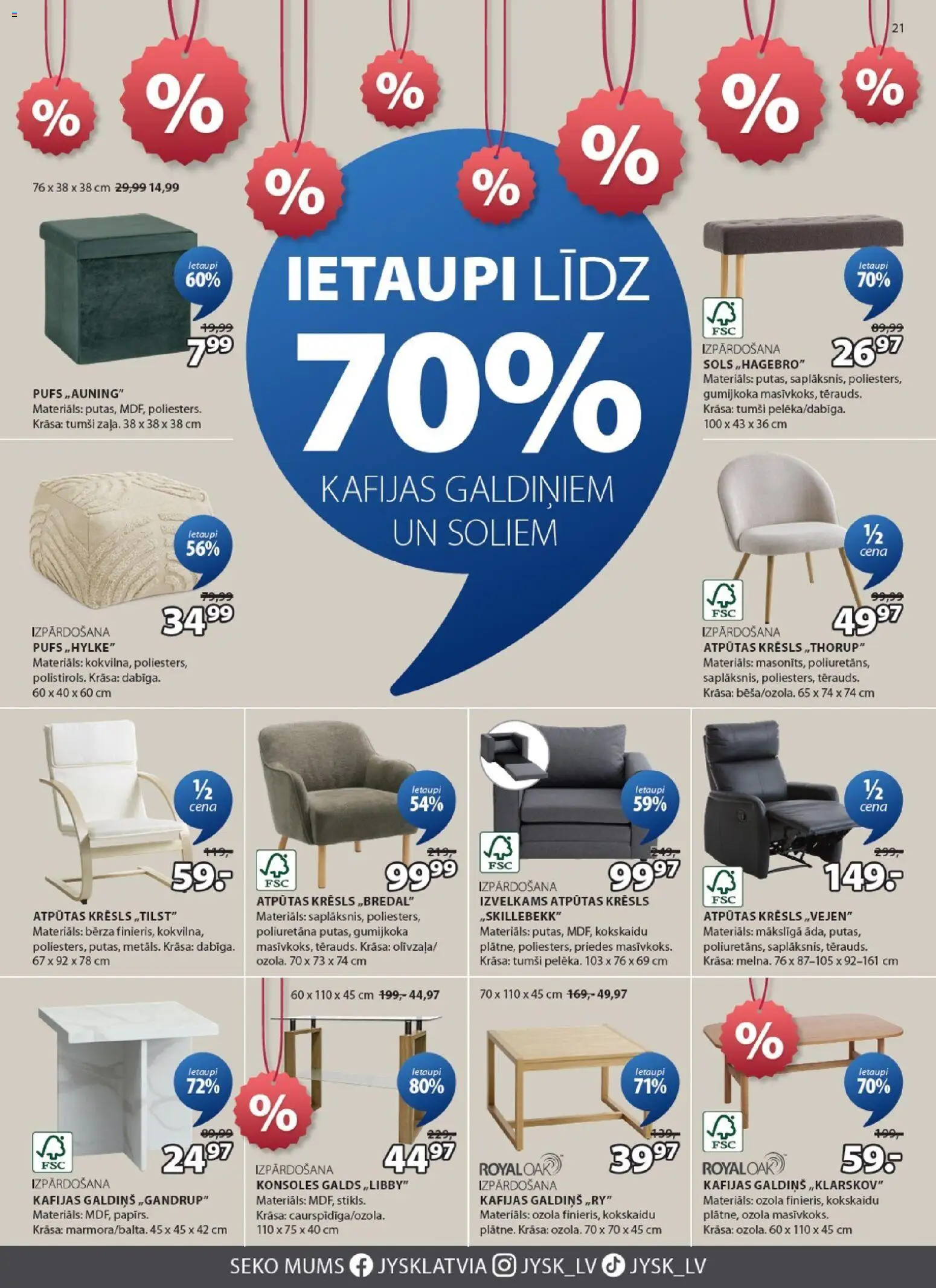 Skatīt Jysk akciju bukletu, derīgs no 2026.01.06