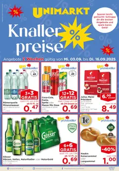 Vorschau der Angebote: Unimarkt Flugblatt gültig ab 03.09.2025