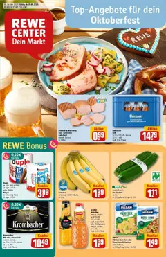 Vorschau von dem Prospekt des Geschäftes Rewe, gültig ab dem 14.09.2025