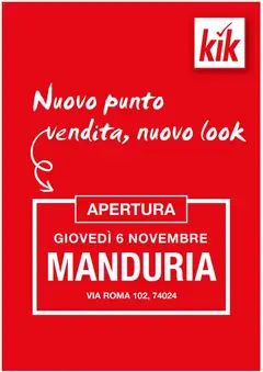 Anteprima dell'opuscolo KiK volantino fino al 05.11.2025 dal negozio KiK valido da 03/11/2025