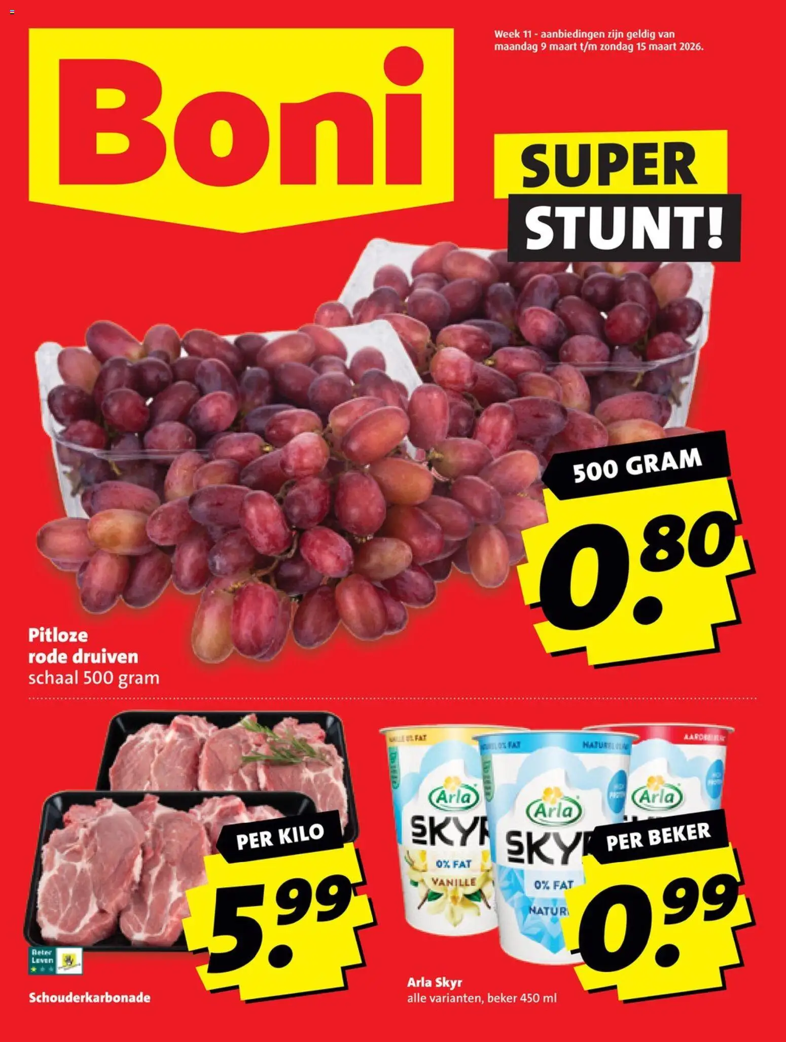 Voorbeeld van Boni folder week 11 van winkel Boni geldig vanaf 09-03-2026