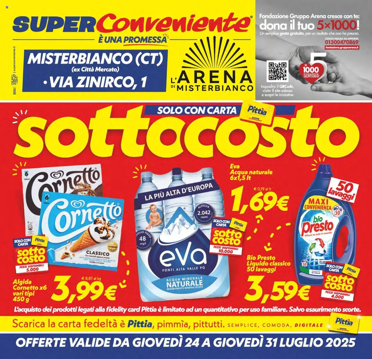 Volantino SuperConveniente valido da 24/07/2025 numero di pagina 1