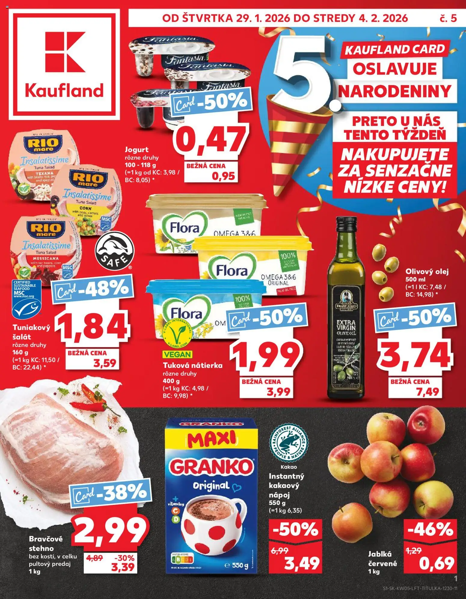 Náhľad Kaufland letáku platného od 29.01.2026