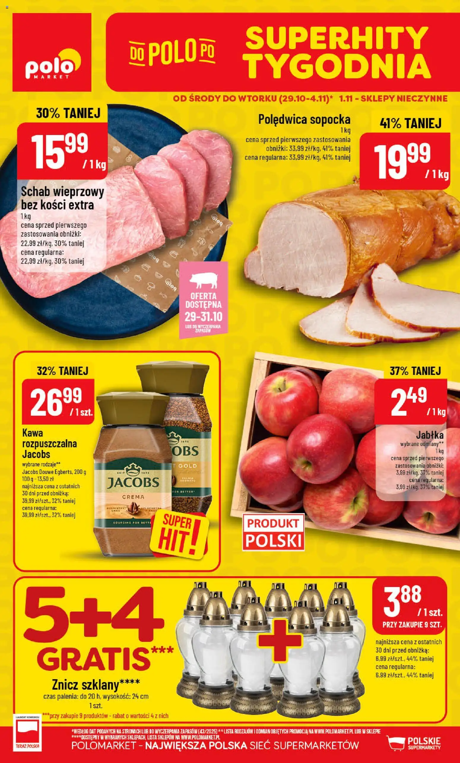 POLOmarket gazetka promocyjna (29.10.2025) - Nowa ulotka - Numer strony 1